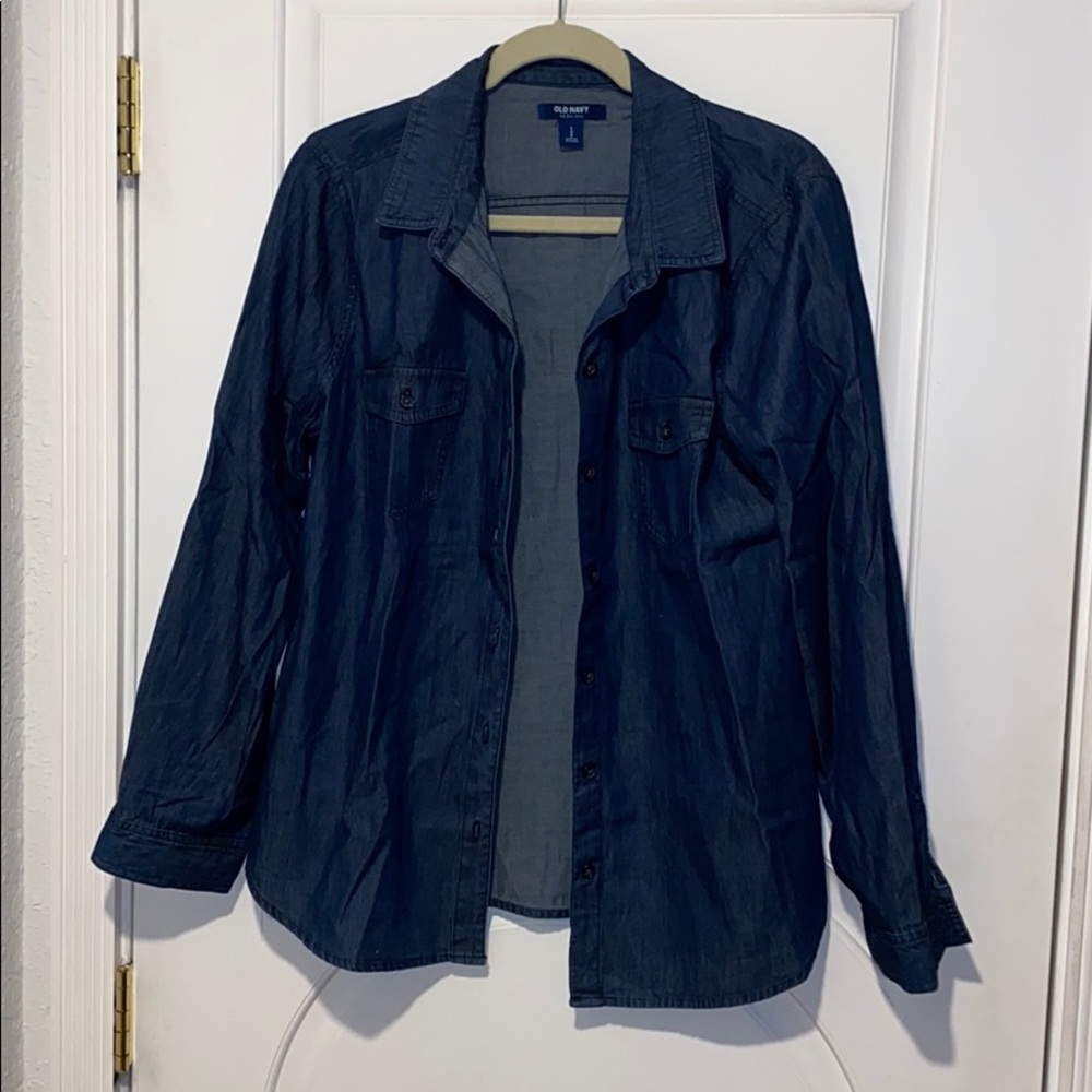 Old Navy Denim Button Down